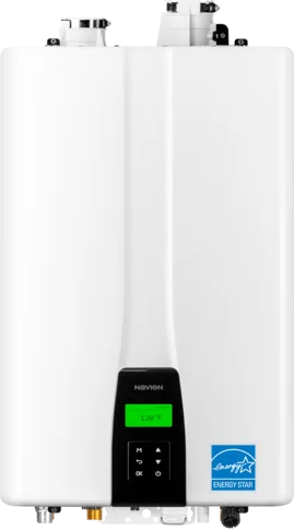 Navien NPE-A2 tankless water heater, manufacturer product photo