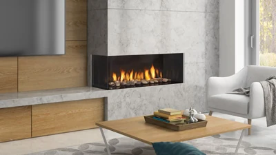 Regency® City Series™ Chicago Corner 40 Gas Fireplace — Regency product display photo